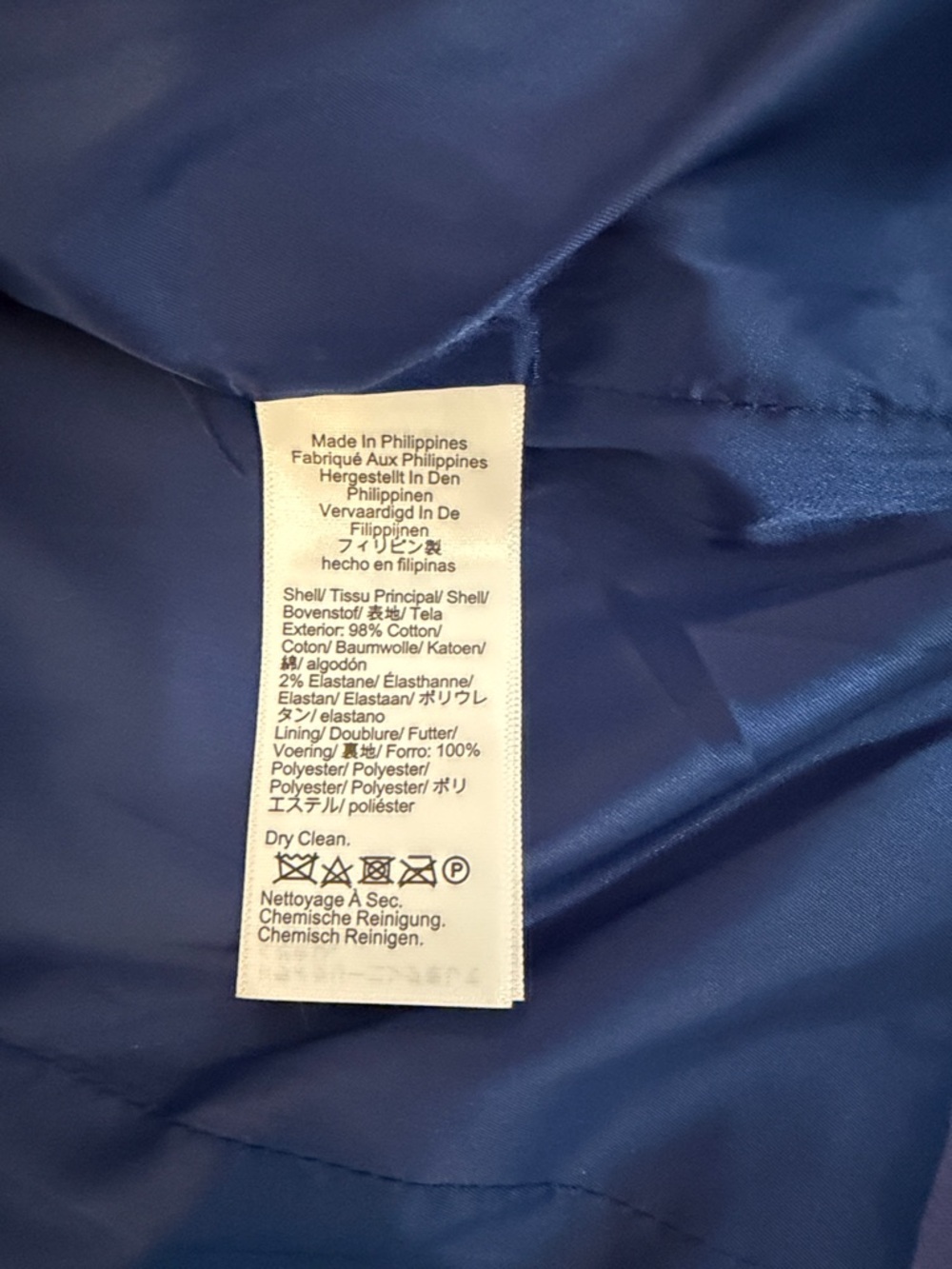 Super Cute J.Crew Navy/Indigo Vest, 6, NWT - Picture 7 of 7
